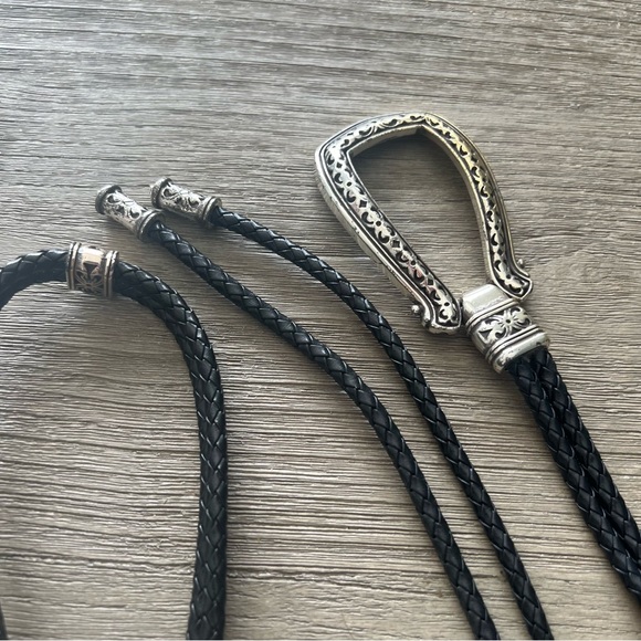Brighton Braided Leather Lasso Rope Belt - Picture 2 of 5